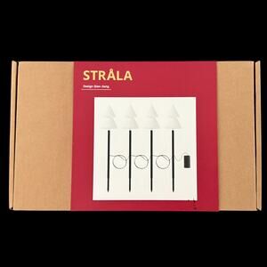 IKEA STRALA Christmas Tree Indoor/Outdoor 24" Light Sticks (Set of 4)